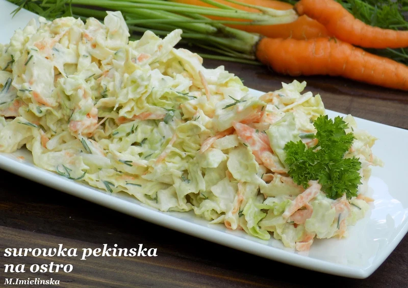 surówka z pekińskiej na ostro