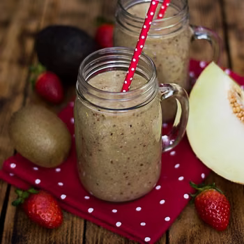 Koktajl z melonem i awokado