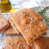 Bezglutenowa focaccia z mąki gryczanej i ryżowej