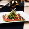 Carpaccio wołowe z rukolą