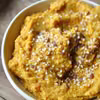Hummus z pieczoną marchewką