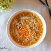 Zupa cebulowa z makaronem sojowym