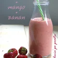 Koktajl - truskawka mango banan