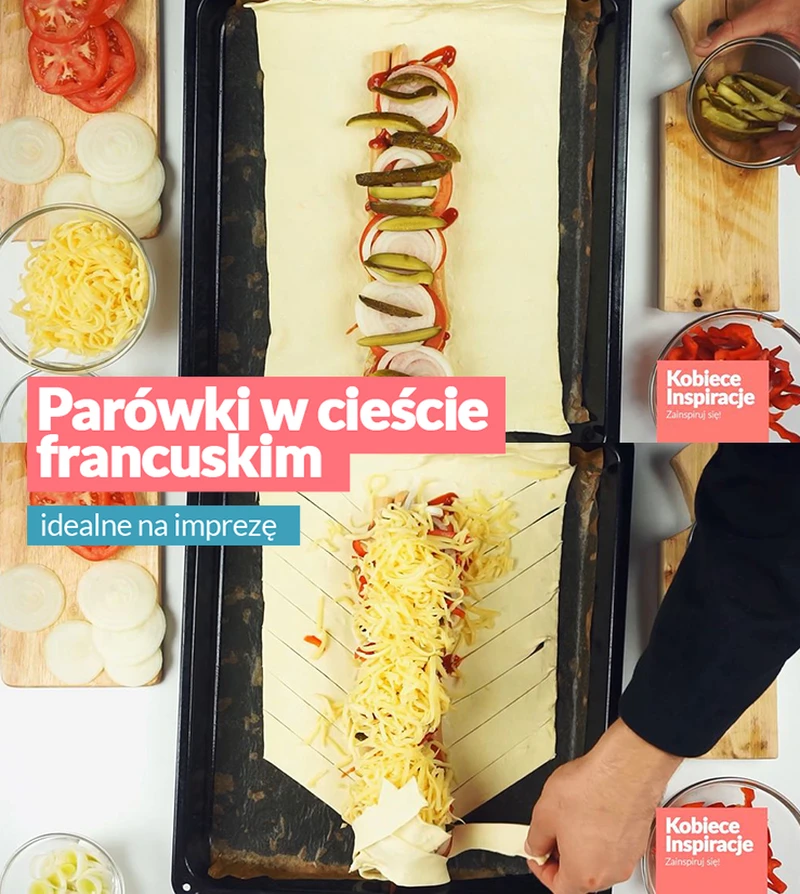 Parówki w cieście francuskim - idealne na imprezę