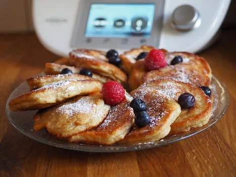 Żytnie racuchy z jabłkami (Thermomix)