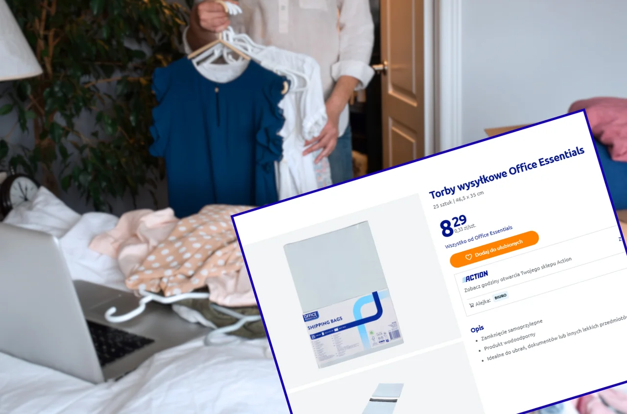 Te torby wysyłkowe z Action za 8 zł to hit! Wodoodporne, z gotową taśmą - kto sprzedaje na Vinted, czy Olx musi je mieć