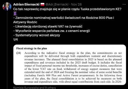 Zdjęcie 800 plus zostanie zamrożone? Komisja Europejska zatwierdziła polski plan wychodzenia z deficytu #1