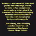 Zawodnicy Royal Division wydali oświadczenie. NIE POPIERAMY!