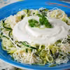 Keto spaghetti Alfredo z kalafiora (Paleo, LowCarb, Wege)
