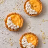 Tartaletki z lemon curd i bezą włoską