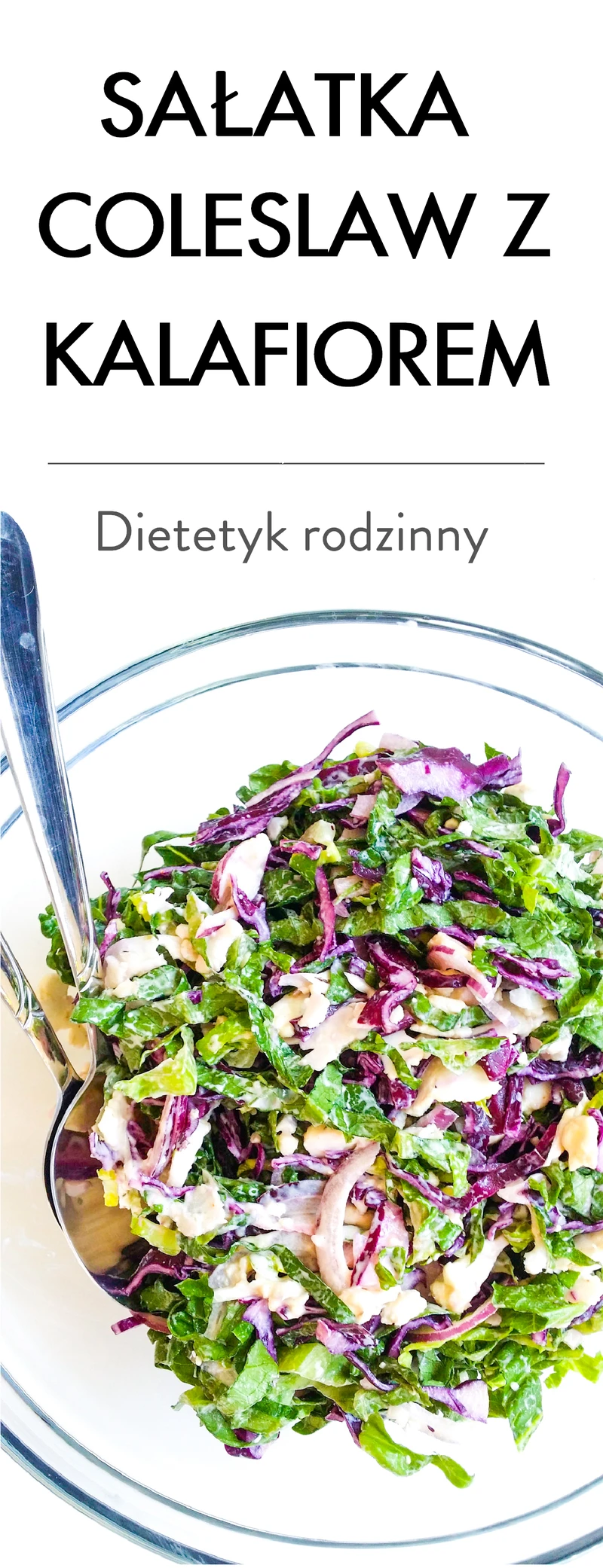 Surówka coleslaw z kalafiorem