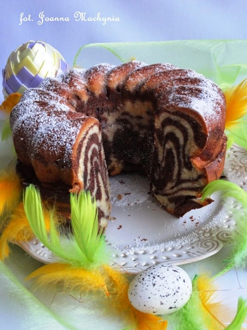 Babka zebra na fancie