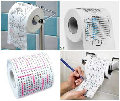 Nietypowy papier toaletowy