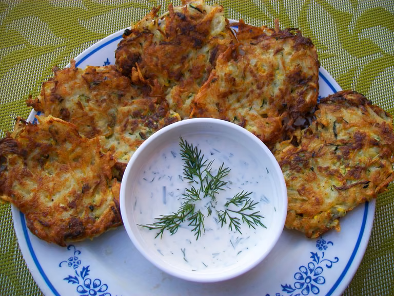 Placki cukiniowo-ziemniaczne