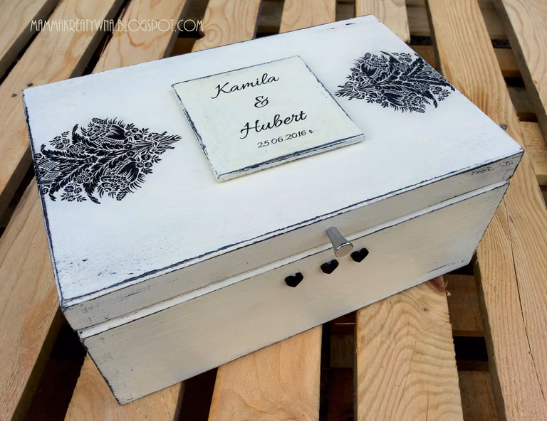 Wedding BOx- piknęa pamiątka z okazji ślubu.