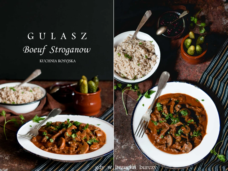 Gulasz Boeuf Stroganow