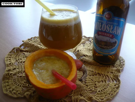 Gorący koktajl na bazie piwa WITBIER