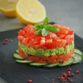 Keto tatar z łososia (Paleo, LowCarb)