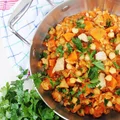 Ciecierzyca z kurczakiem w pomidorach – obiad w 30 minut