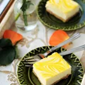 Kostka sernikowa z lemon curd
