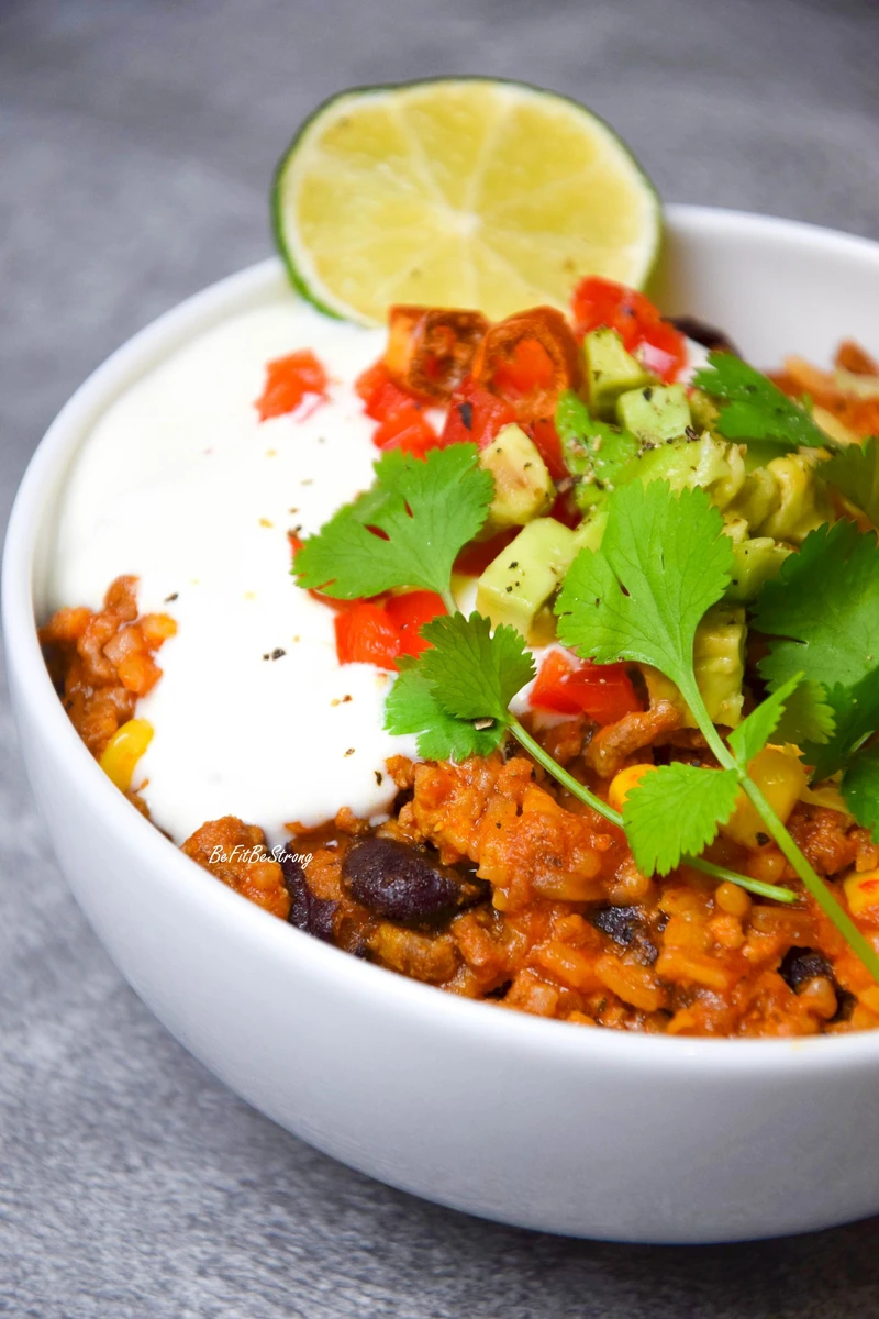 Jednogarnkowe chili con carne z ryżem