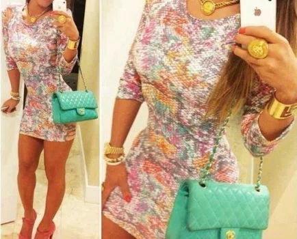 Piękna wiosenna sukienka