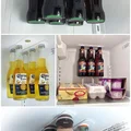 Miejsce na butelki w lodówce