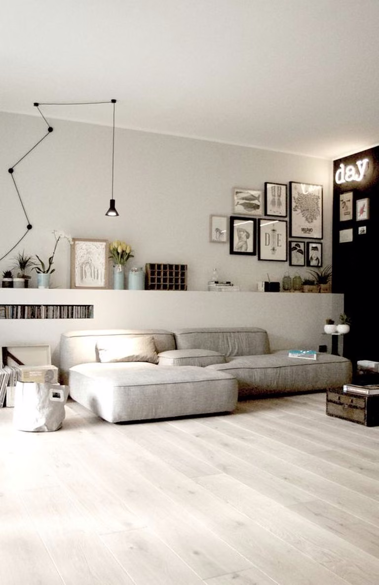 Minimalistyczny salon