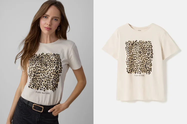 Zdjęcie Te koszulki z Pepco za 20 zł to hit kobiet! Luźny fason, 100% bawełny, a zwierzęce printy dodają charakteru #4