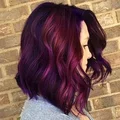 Fioletowe ombre
