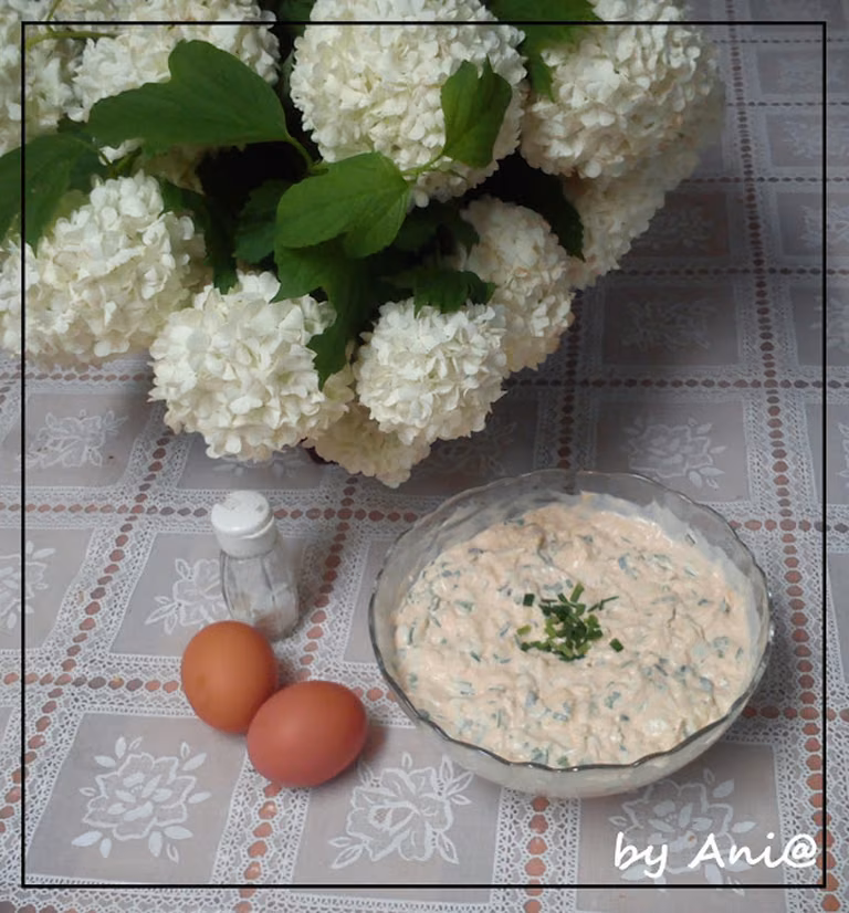 Pasta jajeczna ze szczypiorkiem