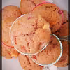 Muffinki z truskawkami i białą czekoladą