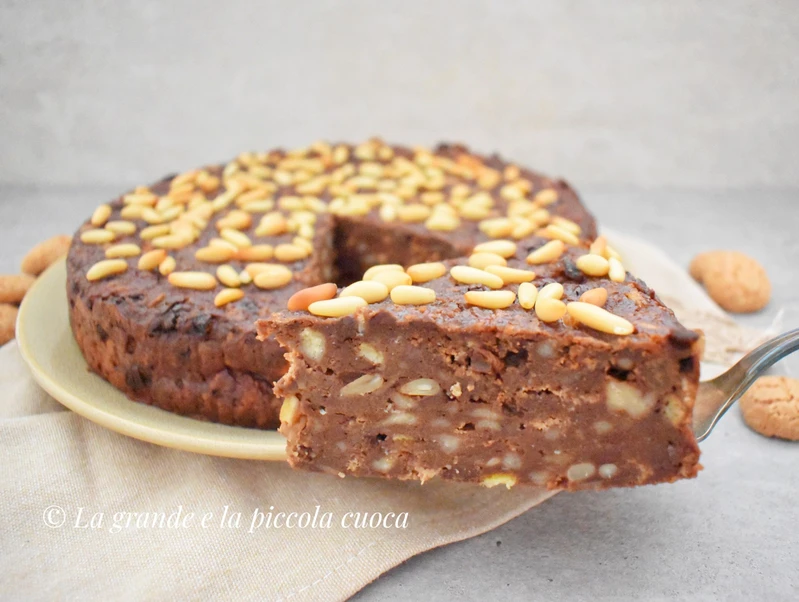 Włoskie czekoladowe ciasto z chleba - "Torta paesana"