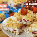 Lekkie ciasto z truskawkami - HIT NA UPAŁY (smakuje jak LODY)