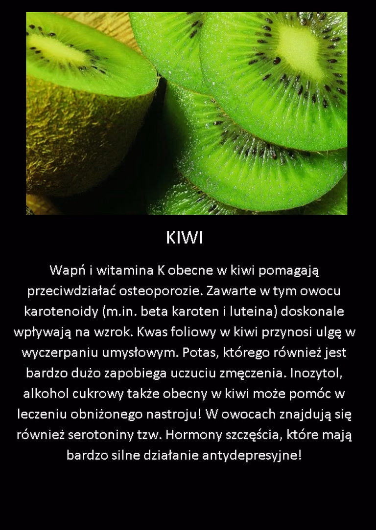 Niezwykłe właściwości kiwi o których nie wiesz!