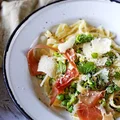 Spaghetti z groszkiem zielonym