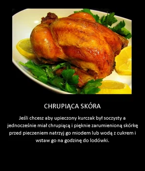 Trik na chrupiącą skórkę kurczaka