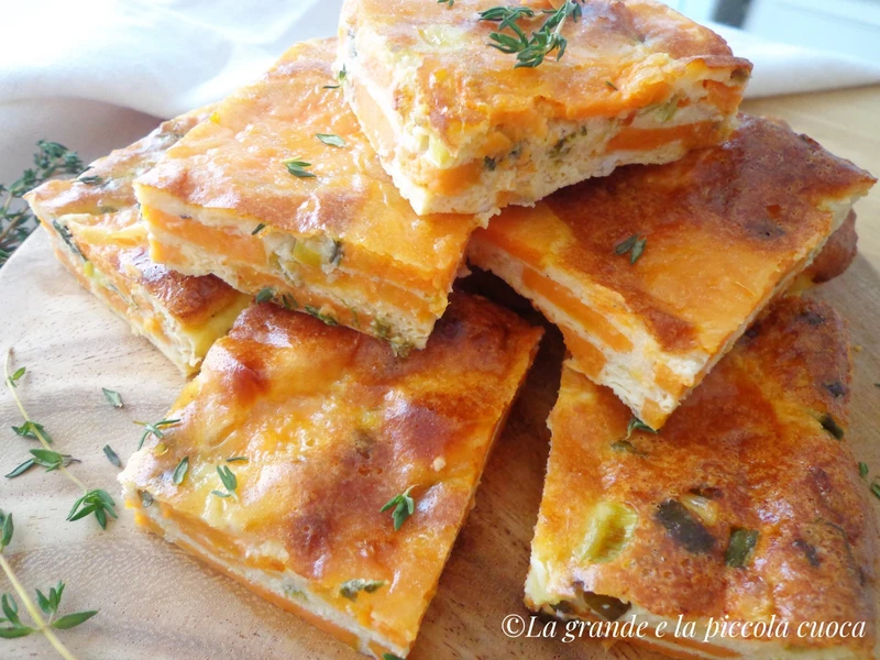 Pieczona frittata z batatami