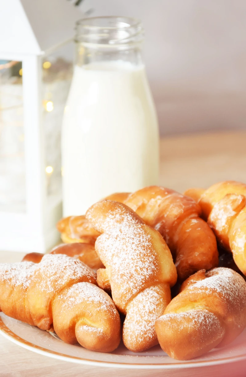 Pączki w kształcie rogalików