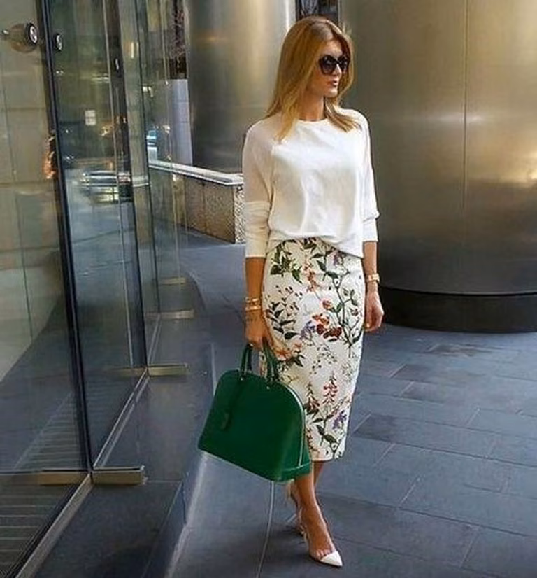 Elegancki biurowy look