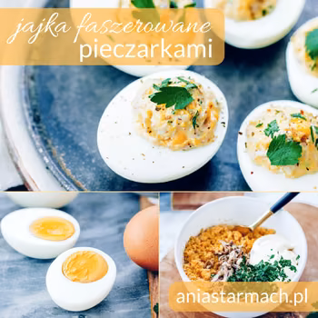 Jajka faszerowane pieczarkami