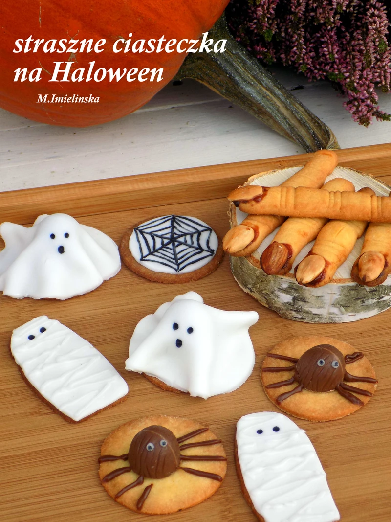 straszne ciasteczka na Halloween