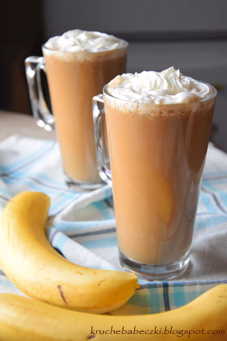 Bananowa kawa na zimno