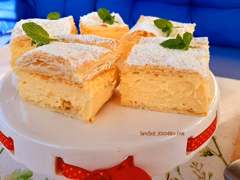 Kremówka budyniowa - prosty przepis