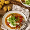 Rösti z serem halloumi i chorizo