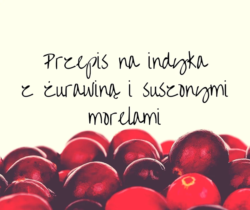 Indyk z żurawiną i suszonymi morelami na słodko