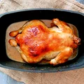 Kurczak w miodowo - musztardowej glazurze