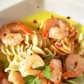 Makaron z krewetkami