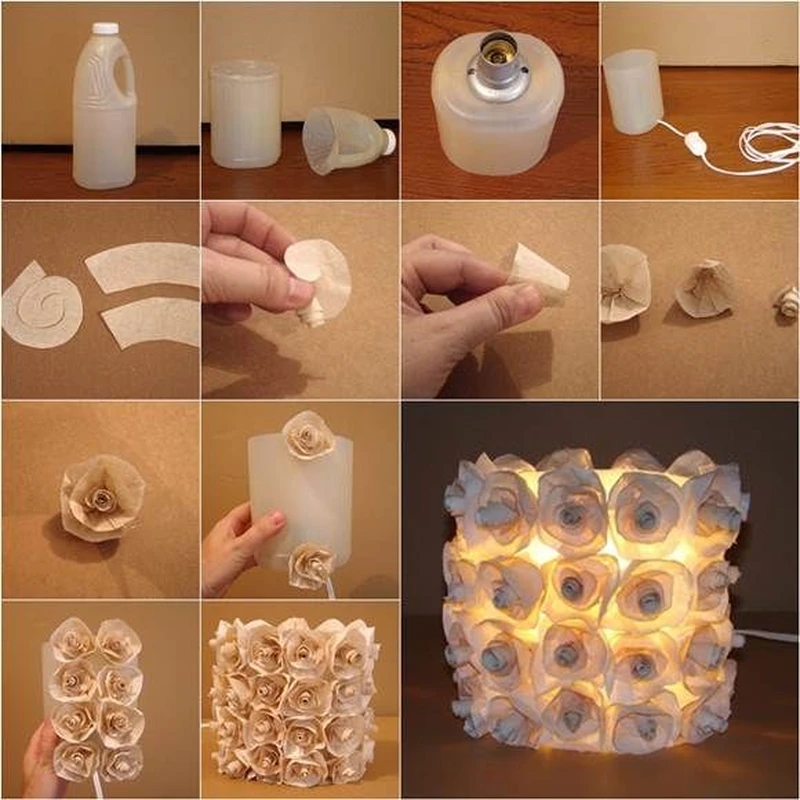 Lampa z recyklingu