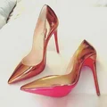 Gold Louboutin's